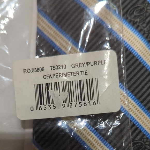 CHICK FIL A Black and Blue Striped Tie.. Amazing!! Eat More Chicken!! Amazing.. - Picture 11 of 12